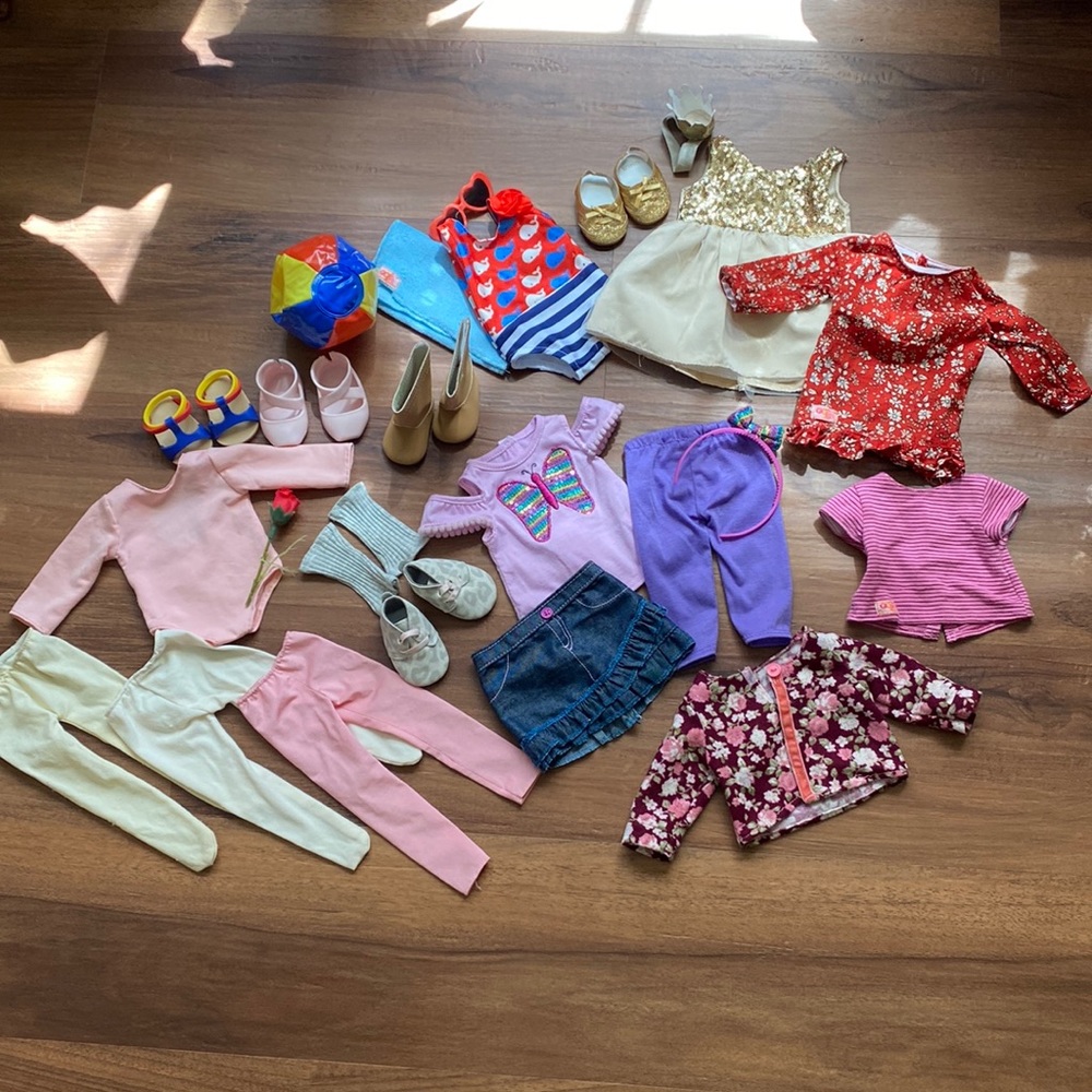 Our Generation Doll Clothing Lot